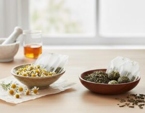 Chamomile & Green Tea Extracts – Reduce Redness, Antioxidant Benefits