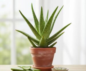 Aloe Vera – Moisturizes and Soothes