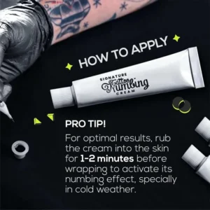How to Use Signature Tattoo Numbing Cream