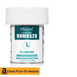 7.Ebanel 5% Lidocaine Pain Relieving Cream