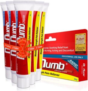 Dr. Numb 5% Lidocaine Cream: Fast and Reliable Pain Relief
