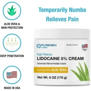 Key Features of Puregen Labs Lidocaine Cream