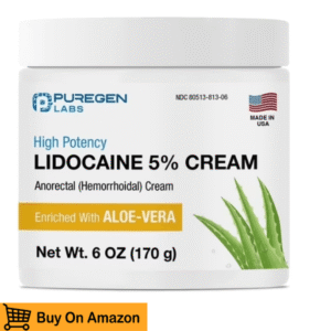 Puregen Labs 5% Lidocaine Cream
